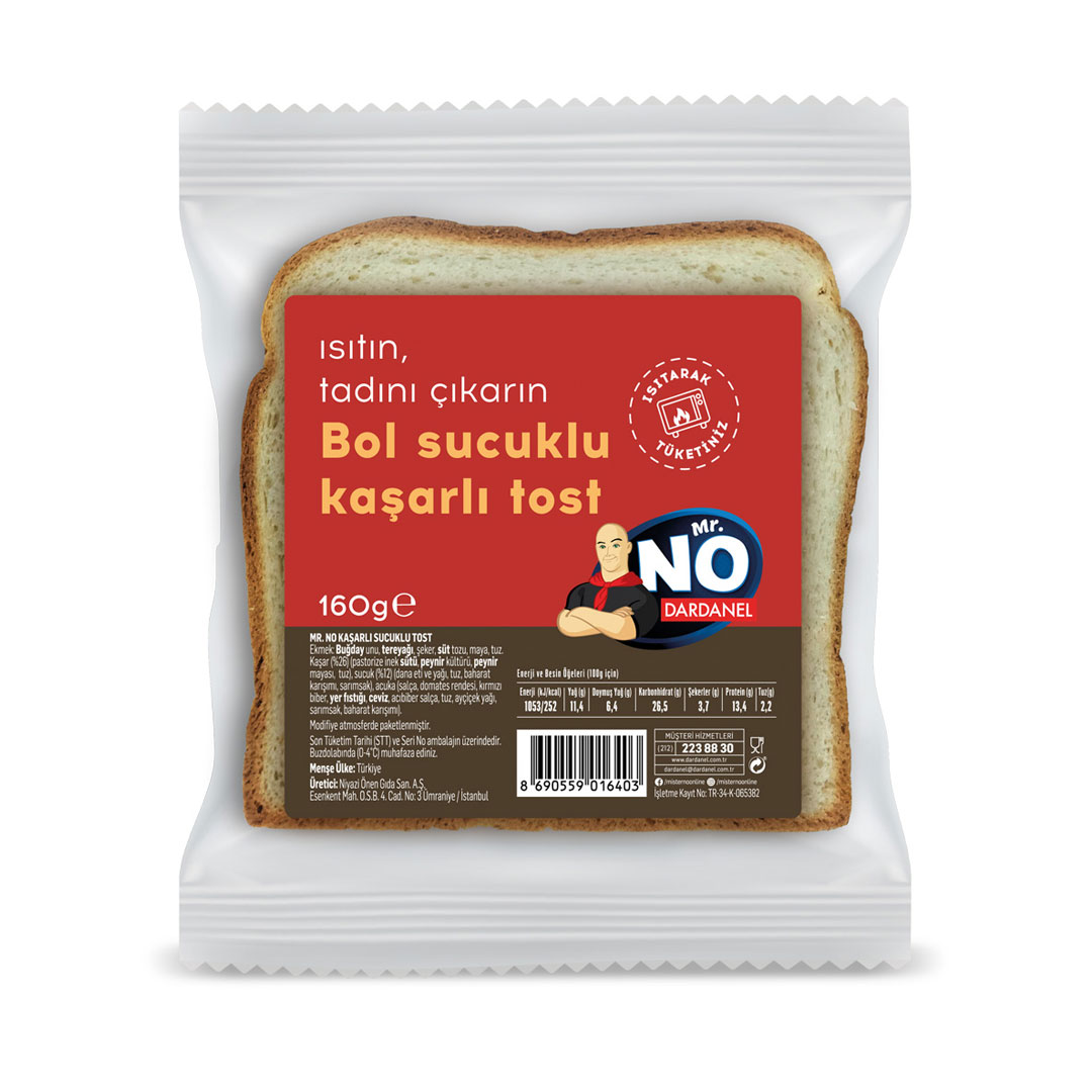 MR.NO BOL SUCUKLU KAŞARLI TOST - DARDANEL 1